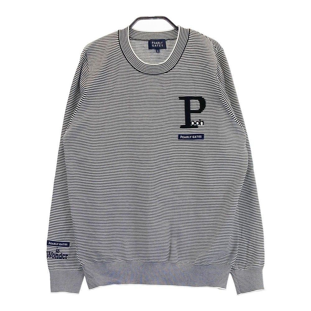 サイズ：2 PEARLY GATES パーリーゲイツ ×Disney ニットセーター プー