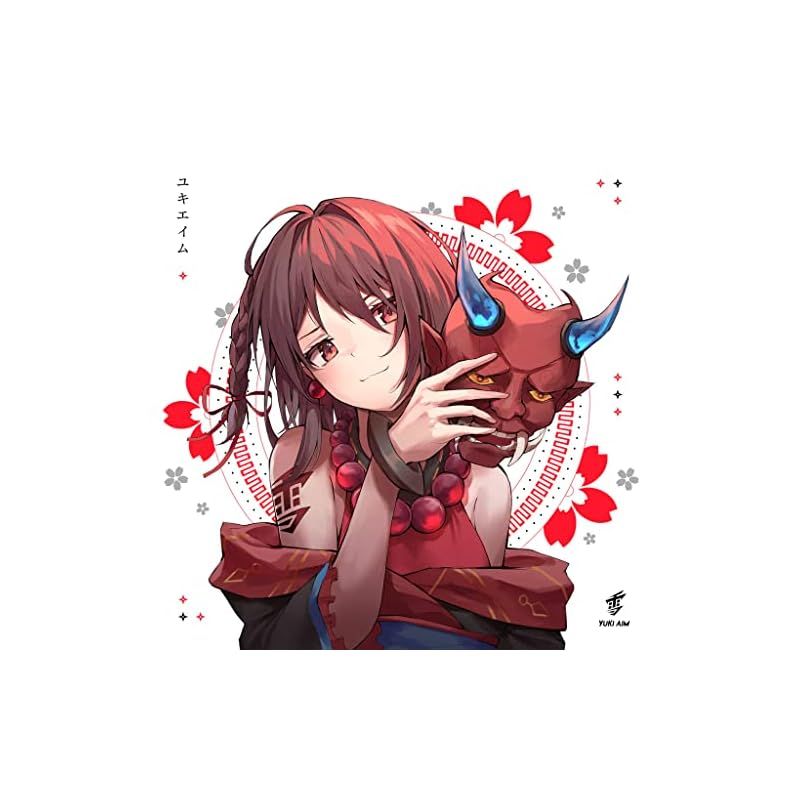 YukiAim 2022 マウスパッド鬼 黒oni black