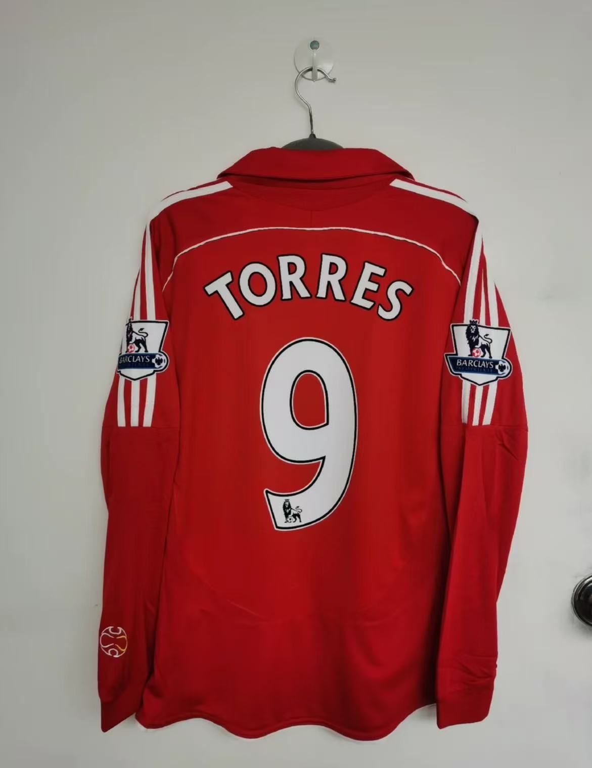 リバプール トーレス 9番 長袖 シャツ TORRES 07-08 リバプール