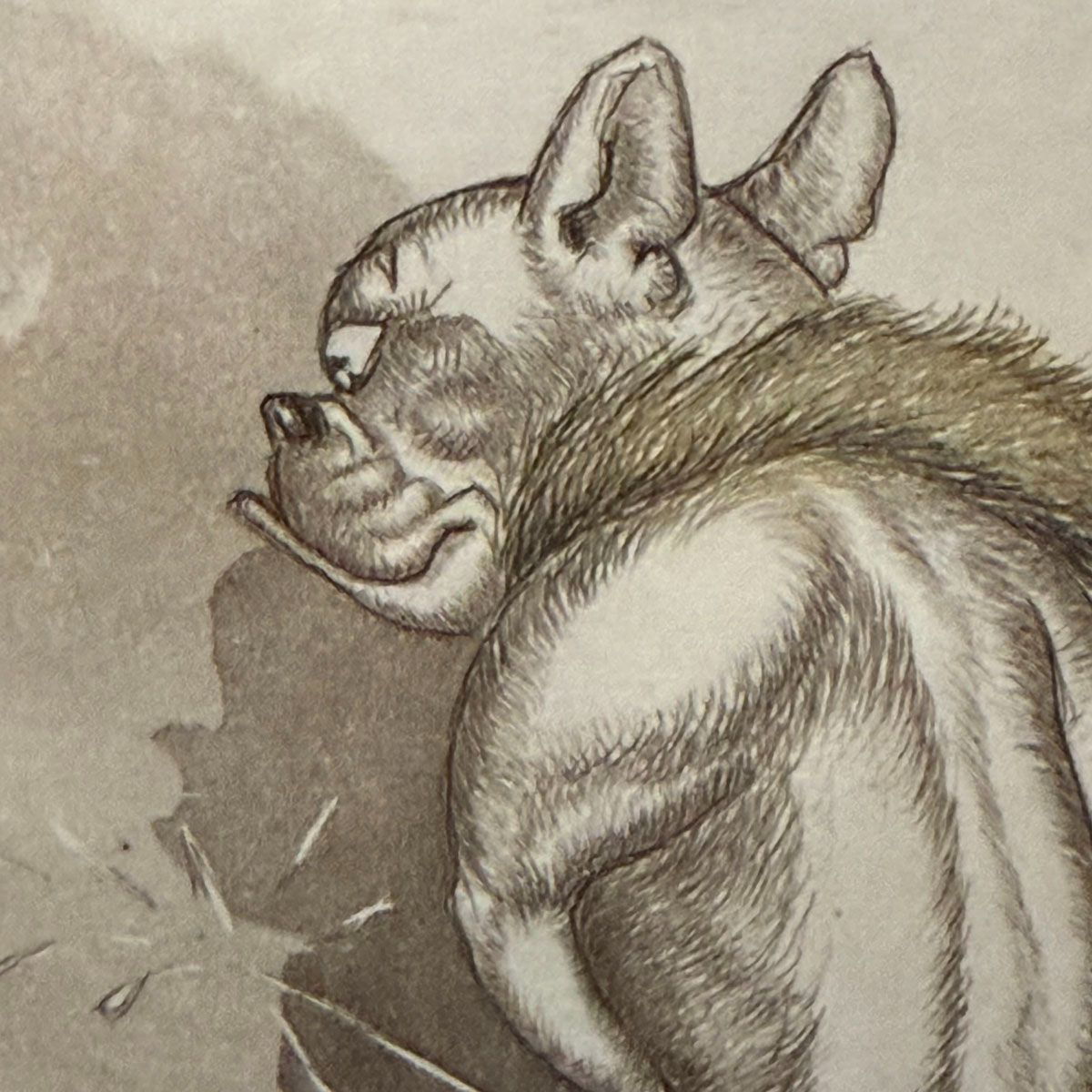 ◇ボリス オクライン◇銅版画 『犬のおしっこ』 dirty dogs of paris