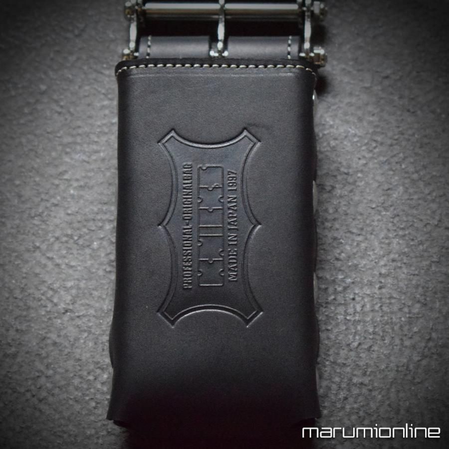 送料込み価格 【ニックス】(水平器・レベル)総ヌメ革3連結チェーン