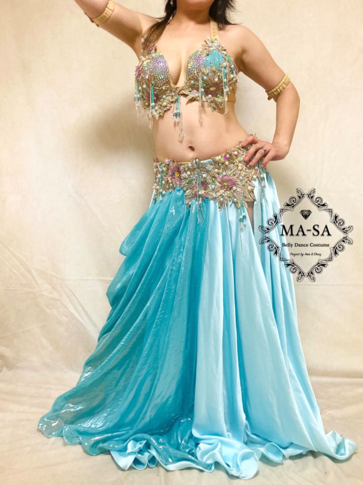 ベリーダンス衣装 ジャスミンドレープ（税・送料込み） Designed by