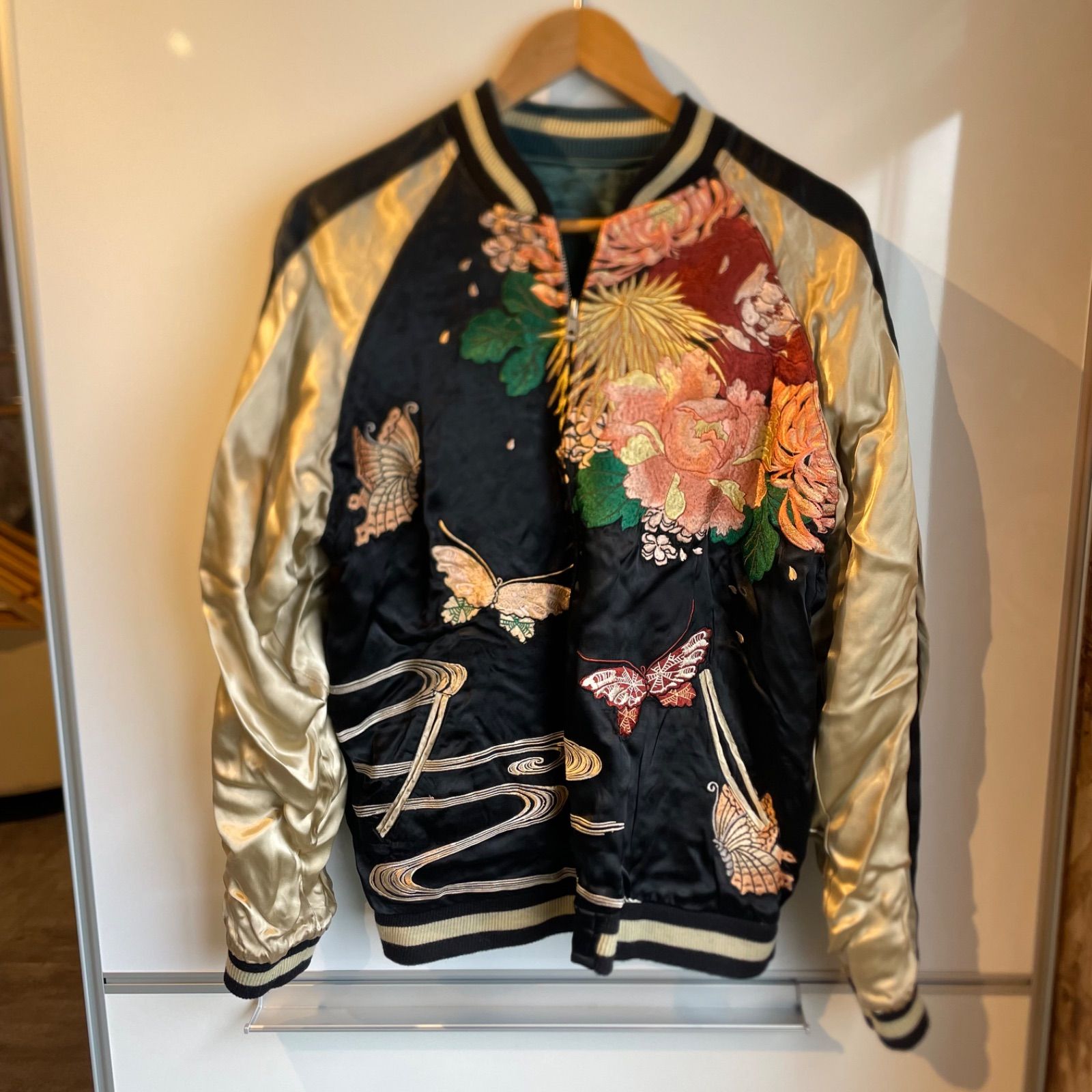 スカジャン リバーシブル Lサイズ 別珍 スカジャン リバーシブル