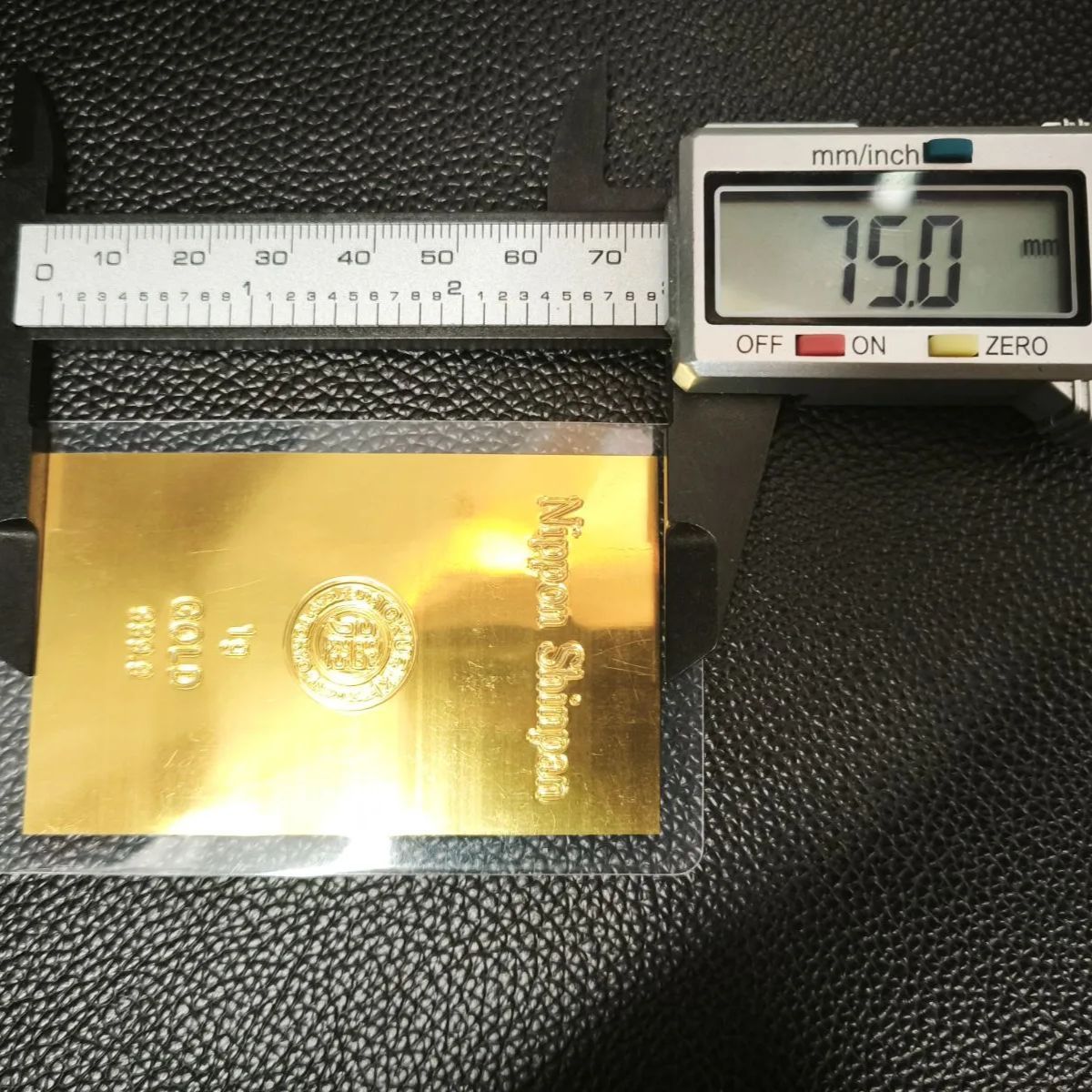 ラスト1枚】徳力本店 純金 1g インゴット カード 24金 K24 ゴールド