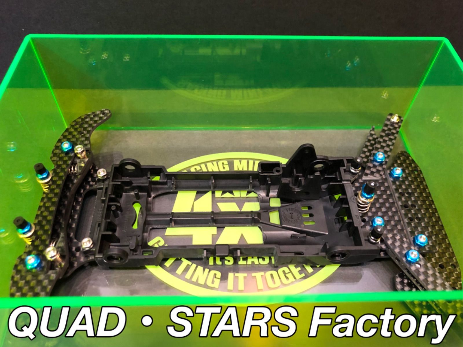 ミニ四駆・FM-A用】2軸ATピボットバンパー＋フロント提灯【30周年