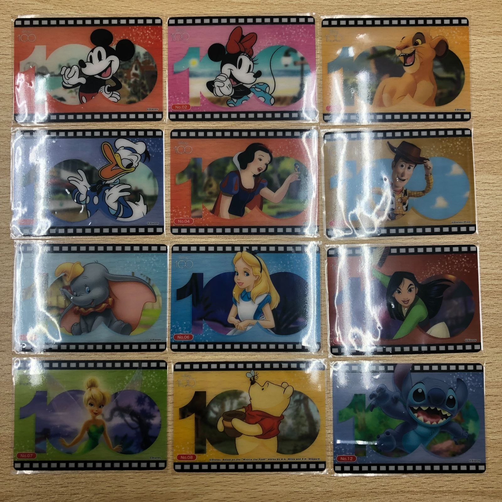 Disney 100 トレーディングカード コレクションクリア 全28種