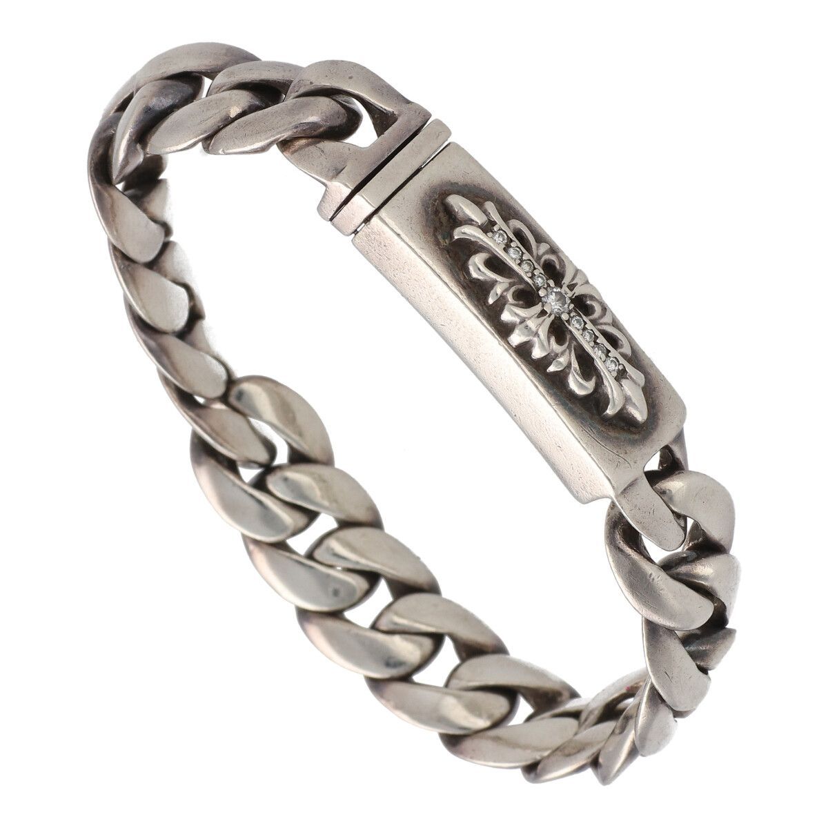 中古】 CHROME HEARTS クロムハーツ ベイビーIDブレスレット ミニID