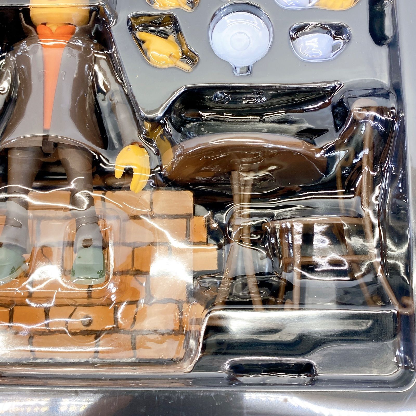 □海洋堂 REVOLTECH リボルテックヤマグチ No.086 レイトン教授 美品