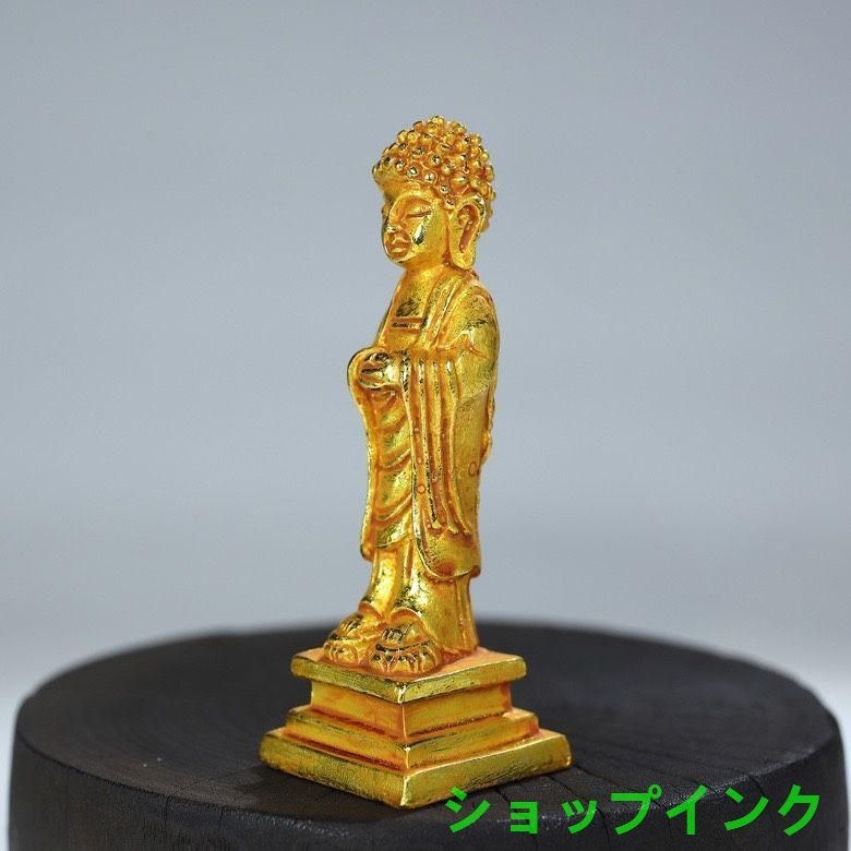 仏教美術 仏像 小仏像 釈迦像 禅意茶卓坐仏 工芸品 置物 銅製 仏教美術
