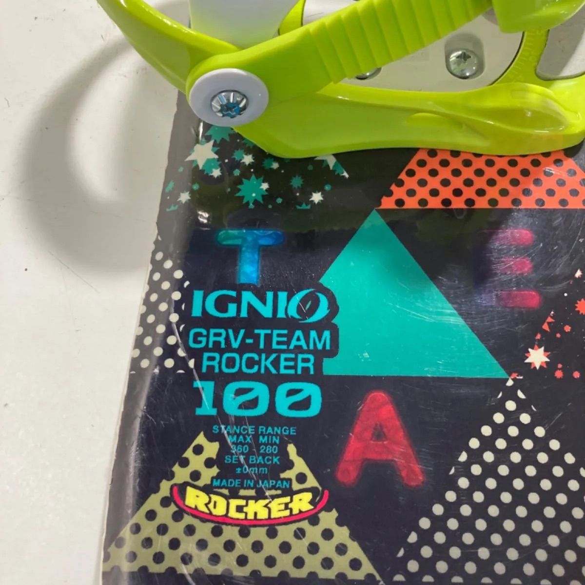 ☆IGNIO イグニオ キッズ スノーボード 板 ROCKER 100cm &KD サイズ