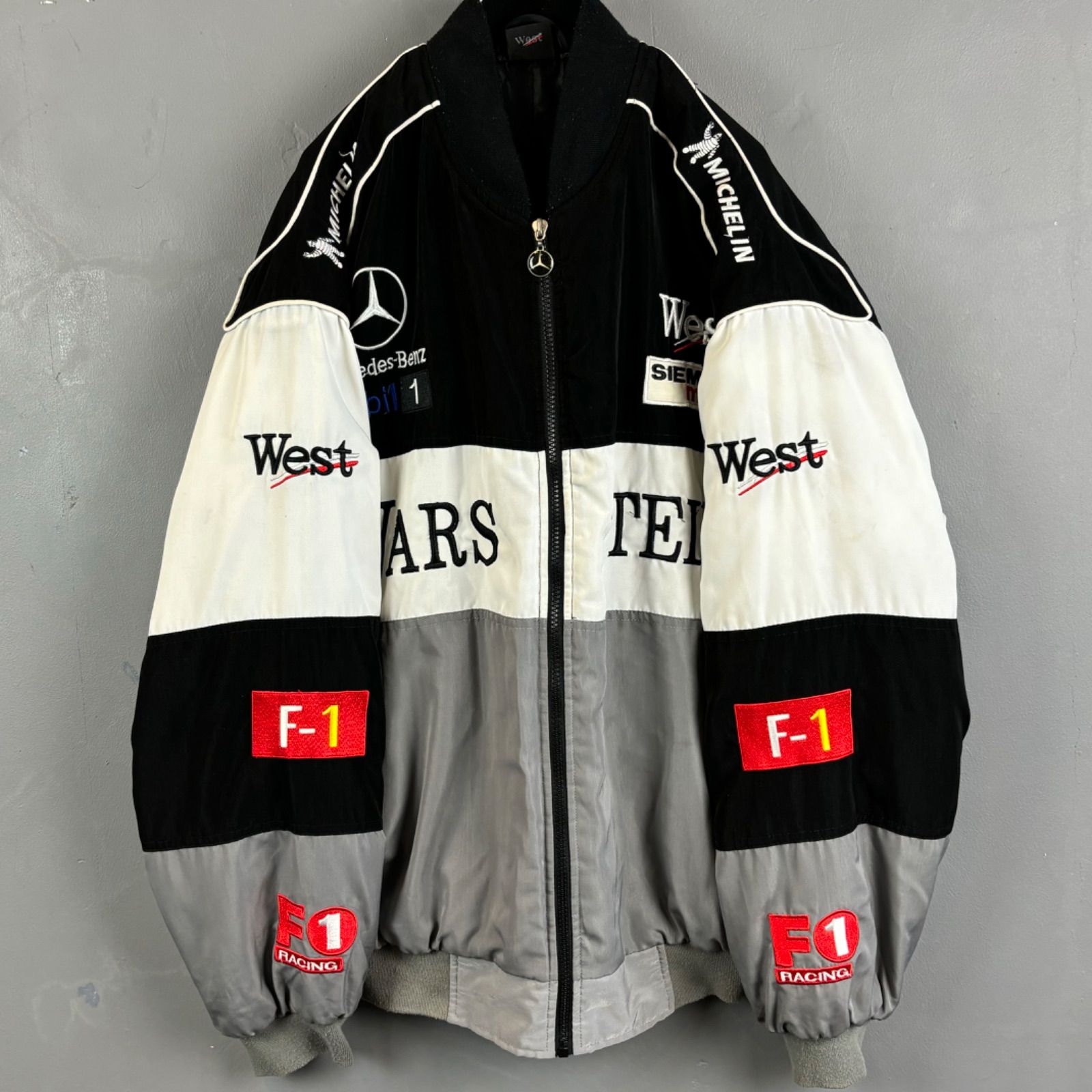 West Mercedes Benz Racing Jacket McLaren F-1 MICHELIN ウェスト