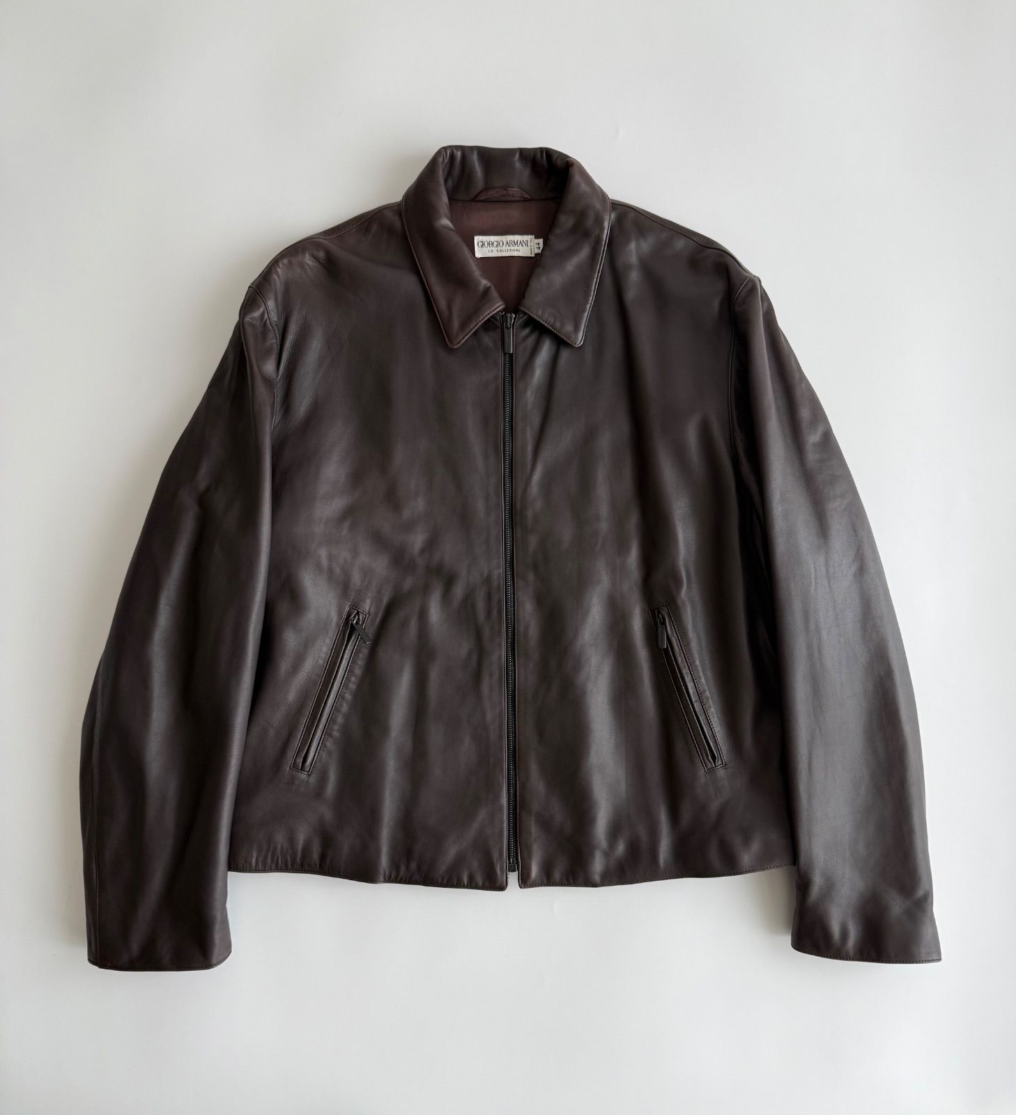 1990s Giorgio Armani Leather jacket 1990年代 ジョルジオアルマーニ
