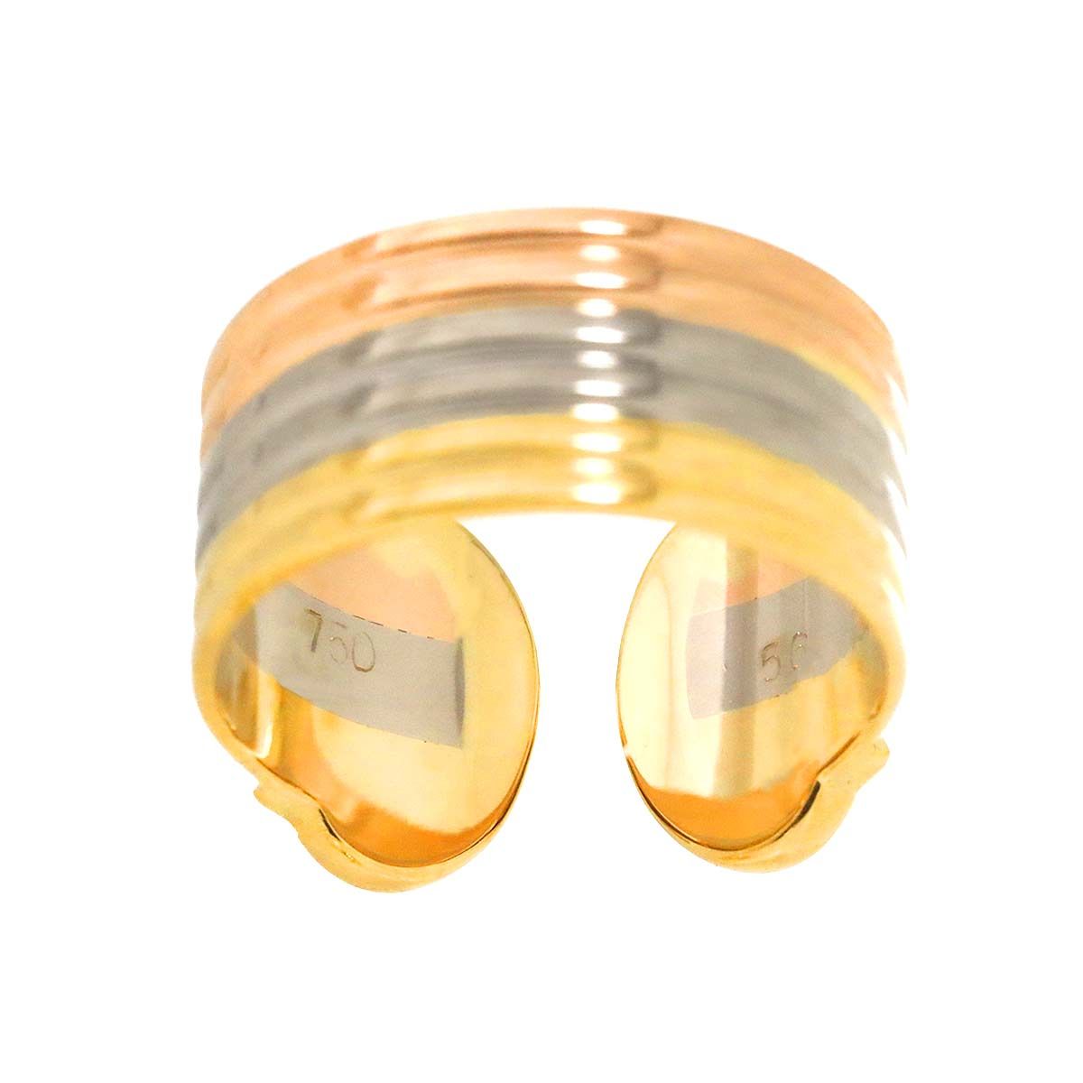 カルティエ Cartier C2 #56 リング ラージ LM K18 YG WG PG スリー