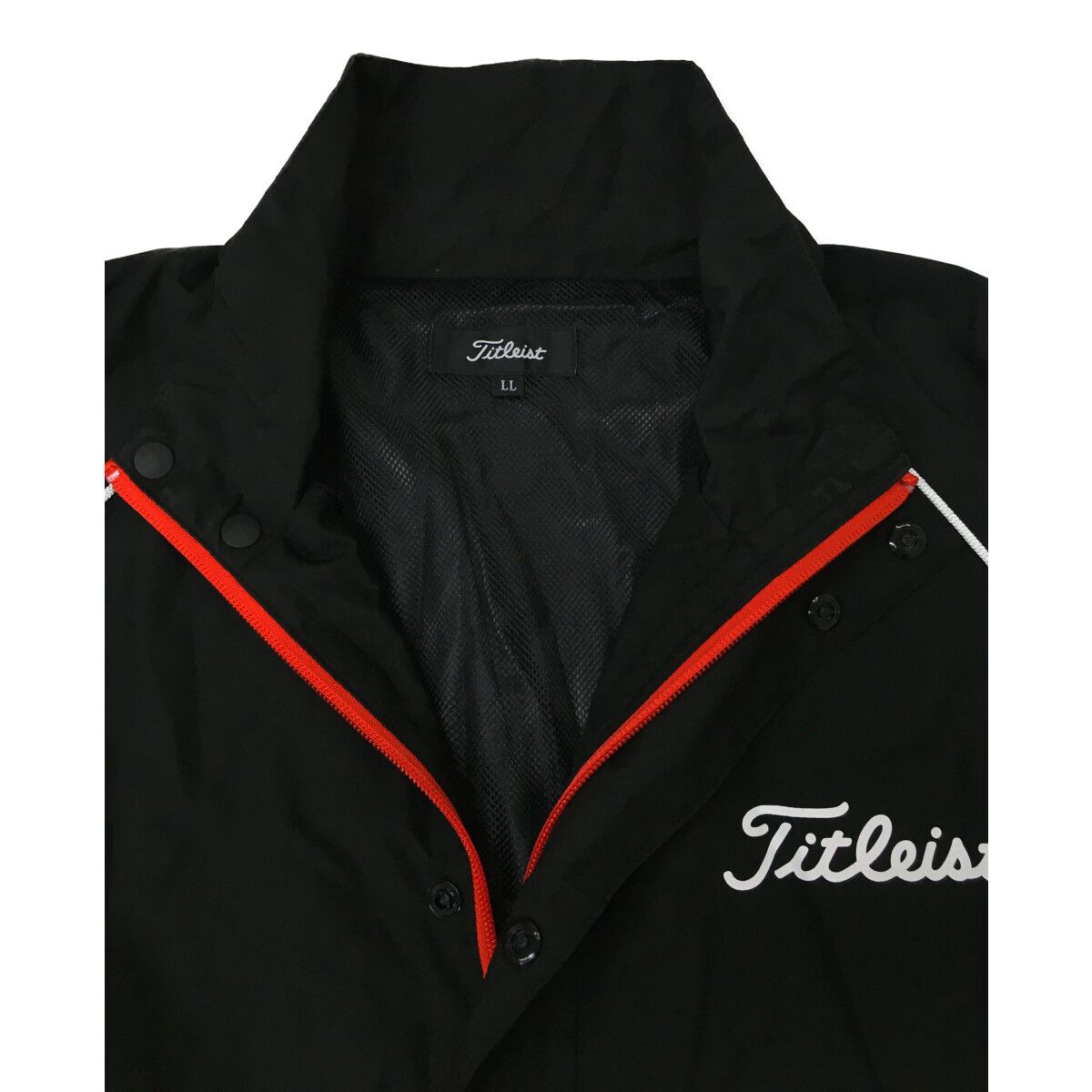中古 メンズ タイトリスト Titleist レインウエア LL 黒 ブラック 2WAY