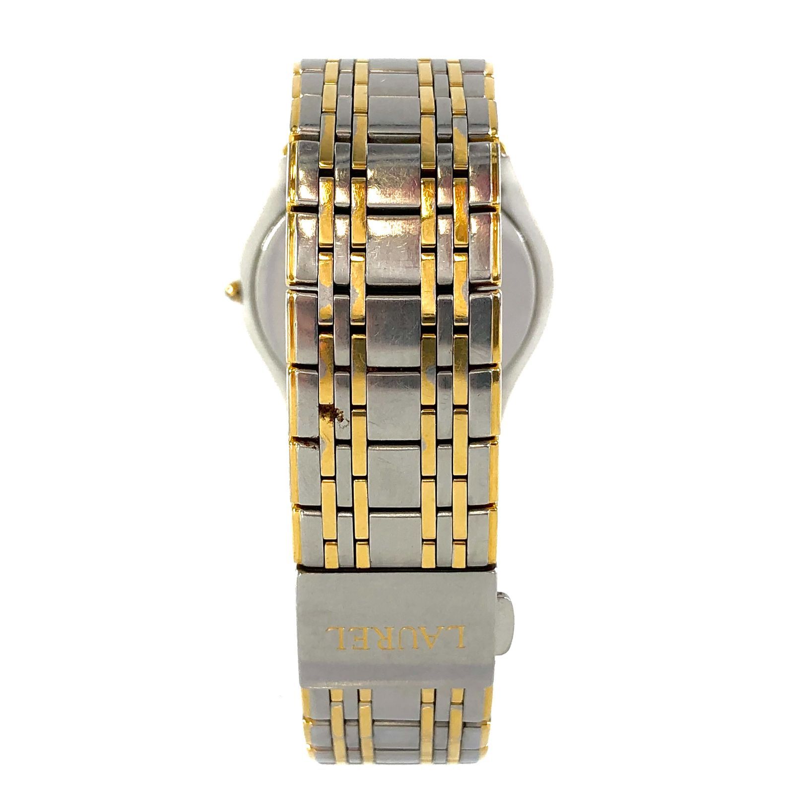 SEIKO セイコー LAUREL ローレル 2F50-0310 メンズ腕時計 SS+22KT 18KT