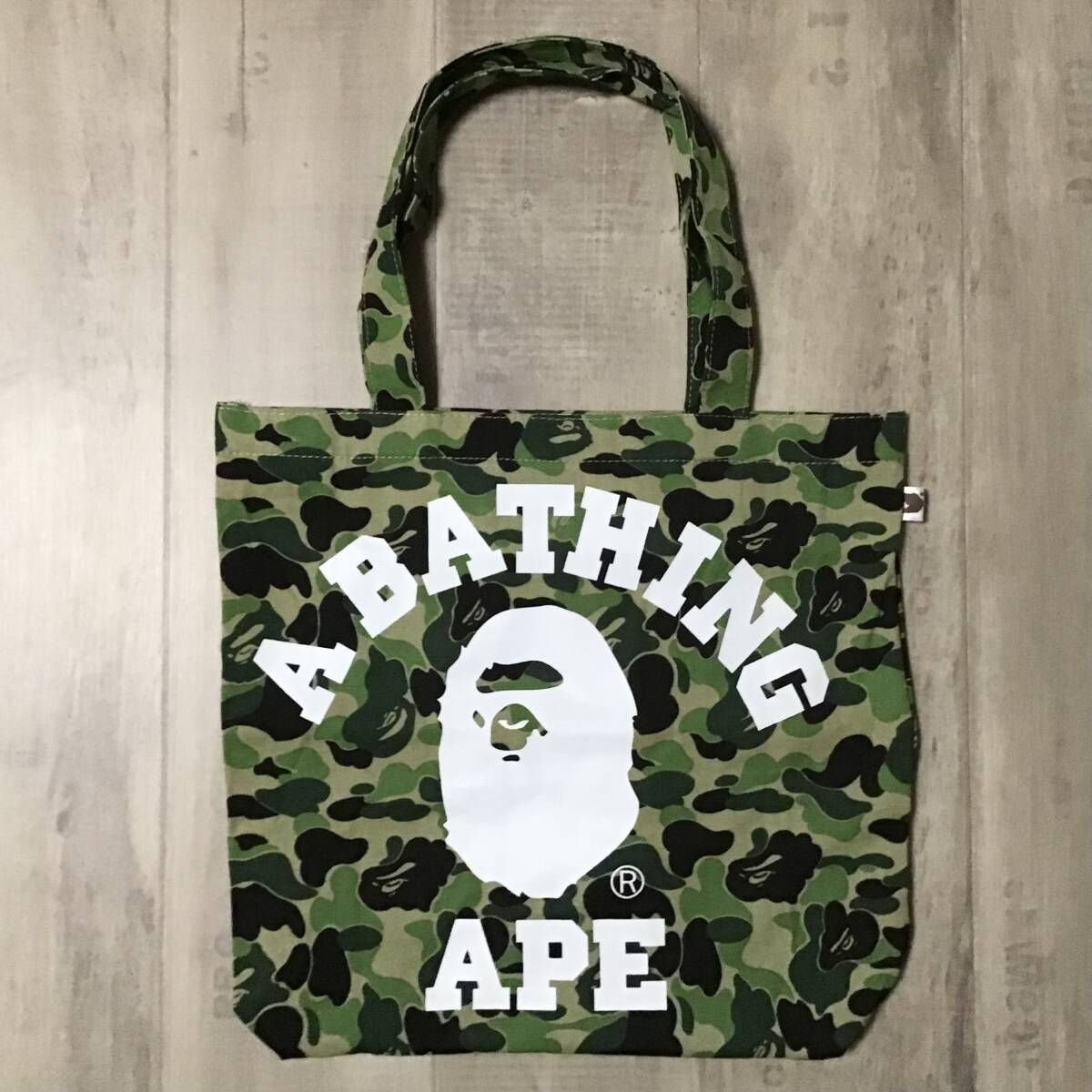 ☆新品☆ ムック限定 ABCカモ カレッジロゴ トート バッグ a bathing