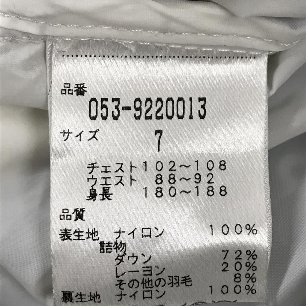 美品】パーリーゲイツ 4WAYダウンジャケット 黒×白 カモフラ柄 迷彩