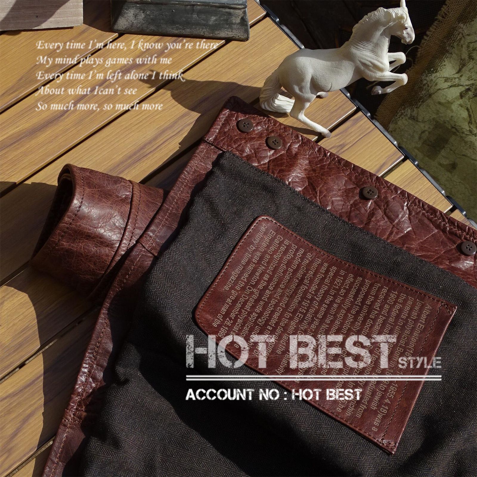 0.9mm ホースハイド 復刻30's A-1タイプ アインシュタイン 柔らかめ 革