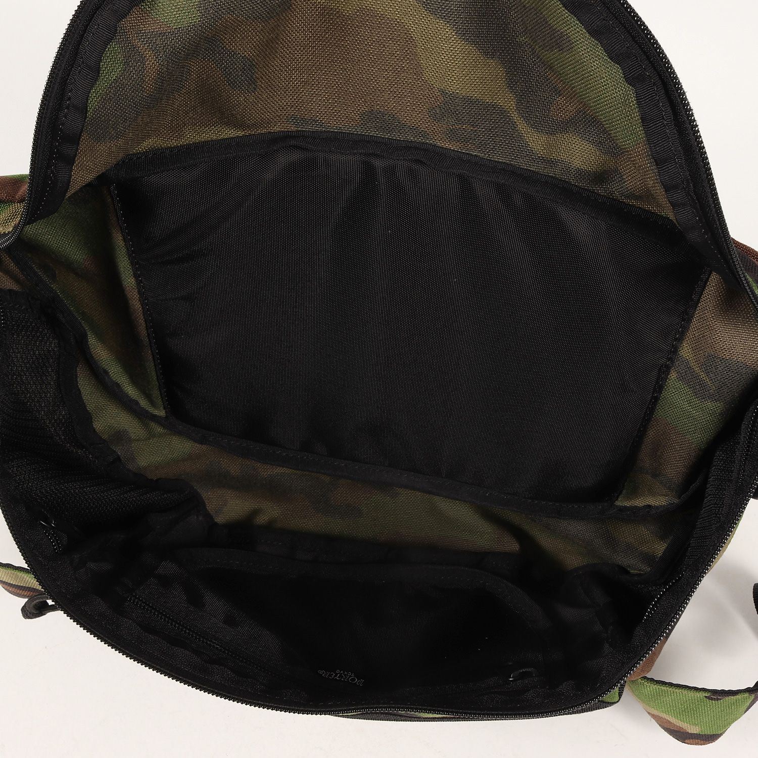 美品 PORTER ポーター バッグ 木梨サイクル 迷彩 柄 ウエストバッグ