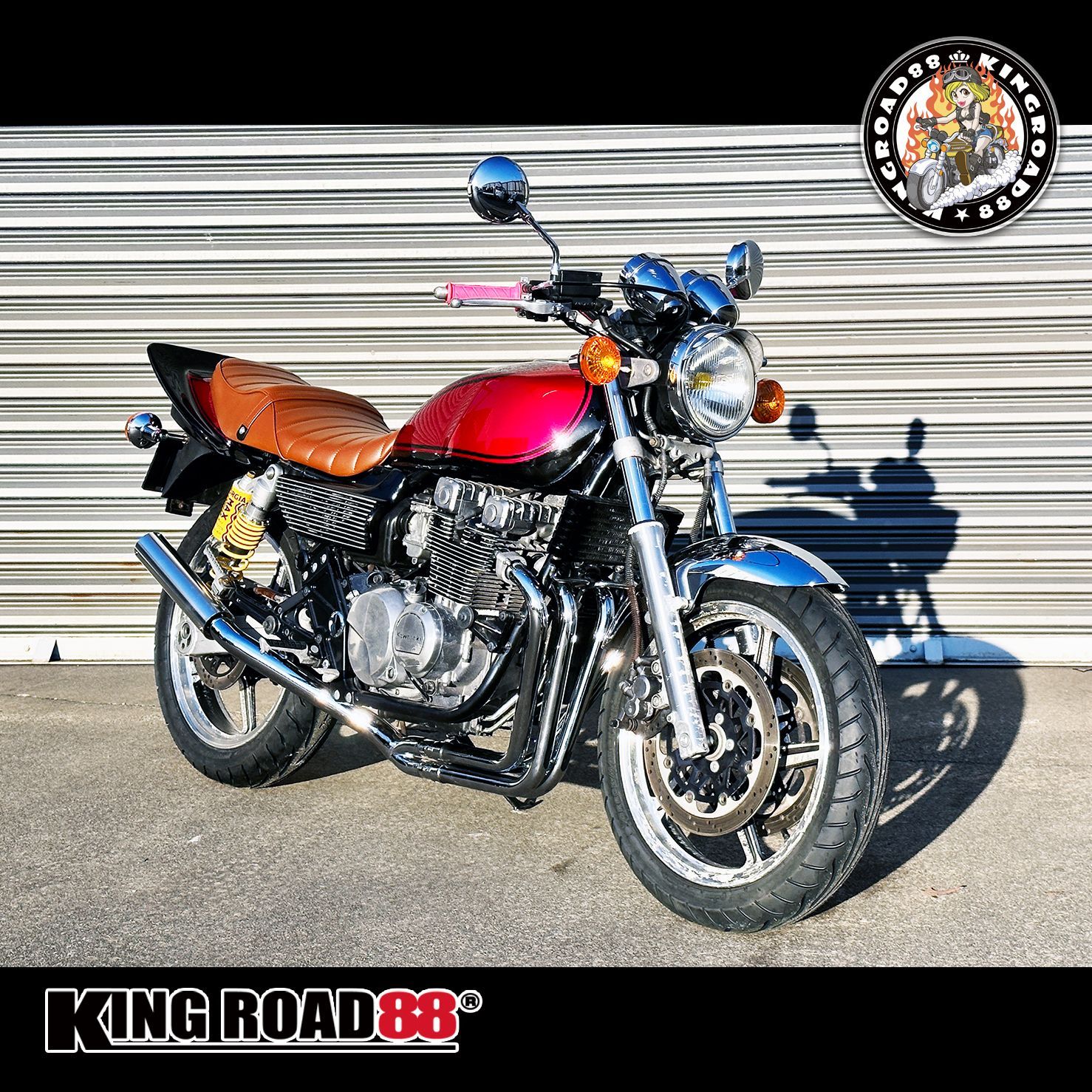 ゼファー400 Ⅰ型・Ⅱ型 前期 KingRoad88 タックロールシート あんこ