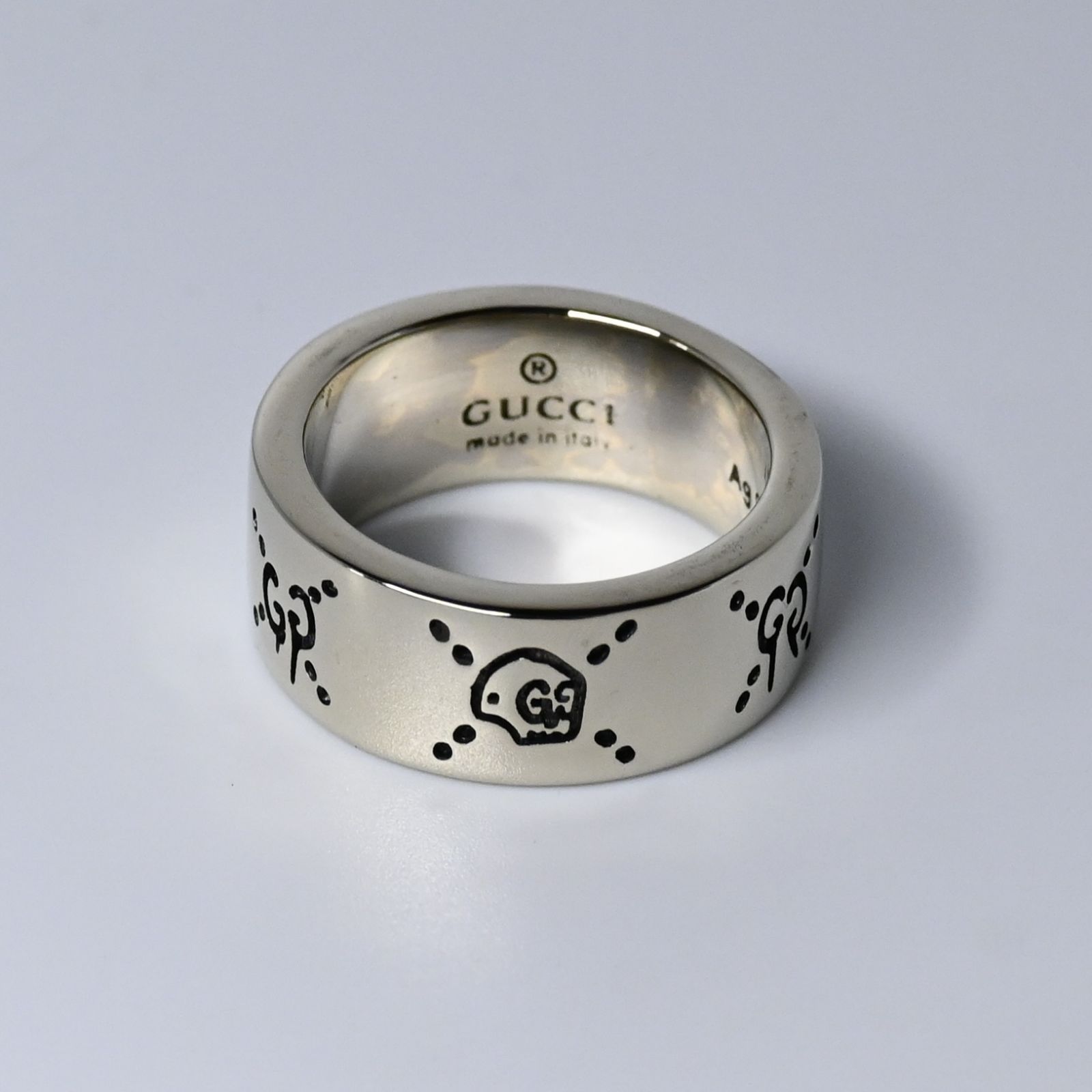 研磨済】GUCCI ゴースト リング 14号 Ag925 指輪 グッチ - メルカリ