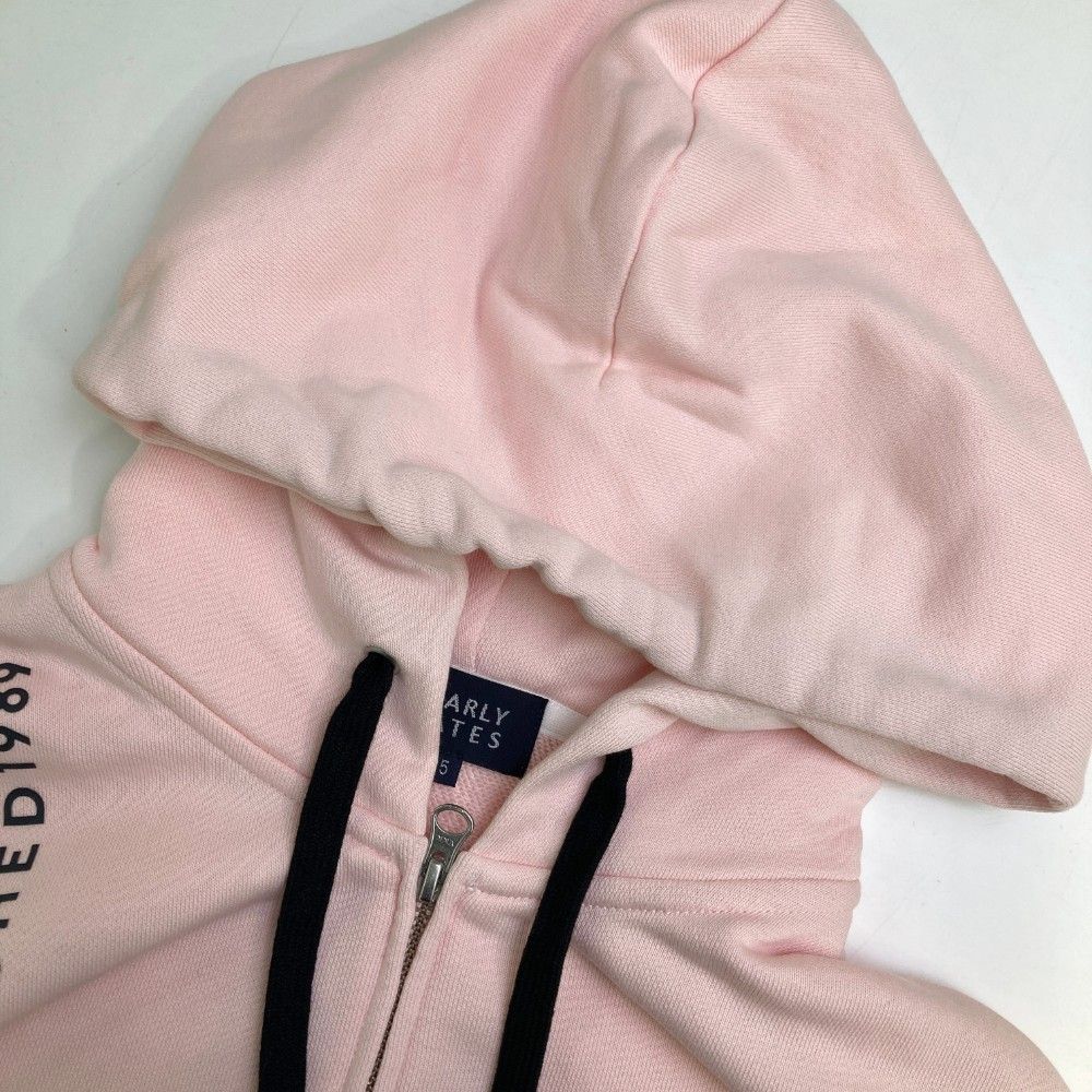 サイズ：5 PEARLY GATES パーリーゲイツ スウェットパーカー ピンク系