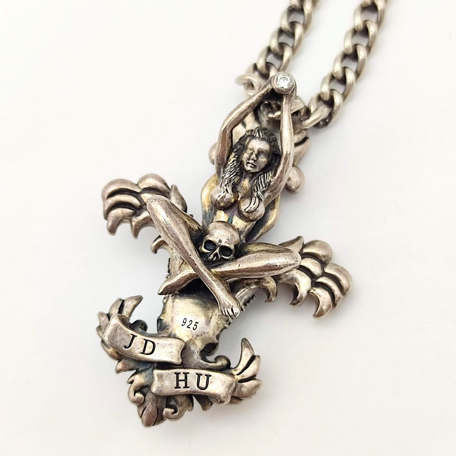 美品】Justin Davis ジャスティンデイビス TWO TALES ペンダントトップ