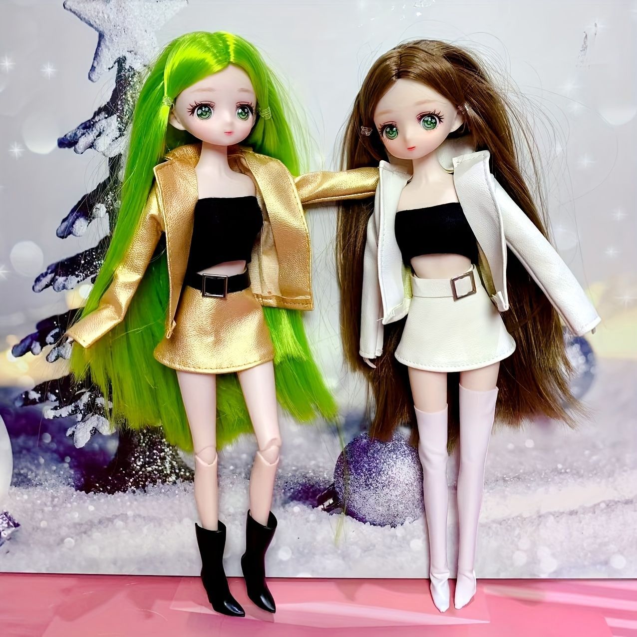 着せ替え人形 1/6スケール バービー人形サイズ 30cm 服付き 女性