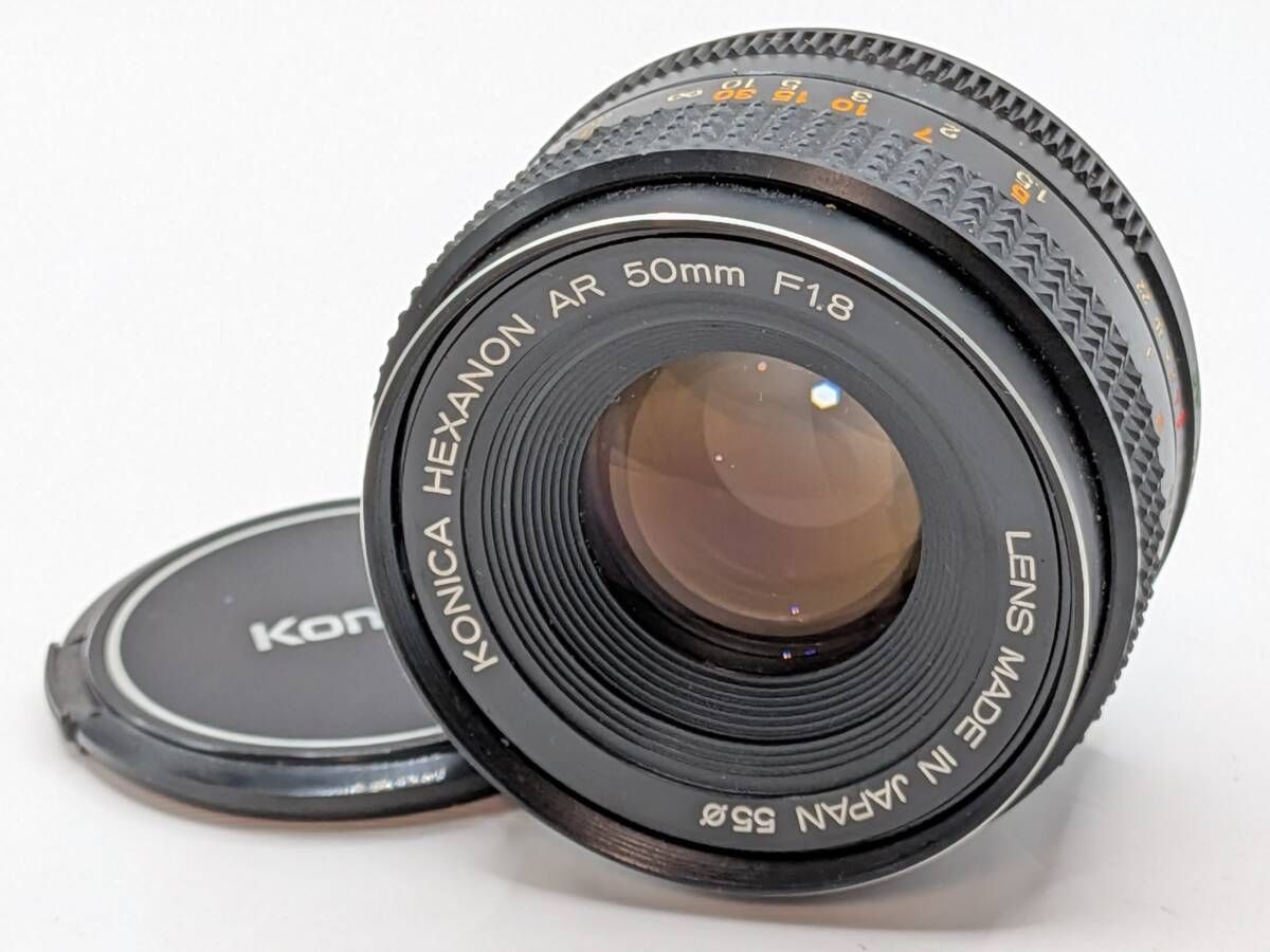 ☆極上☆ コニカ KONICA HEXANON AR 50mm F1.8 単焦点 オールドレンズ