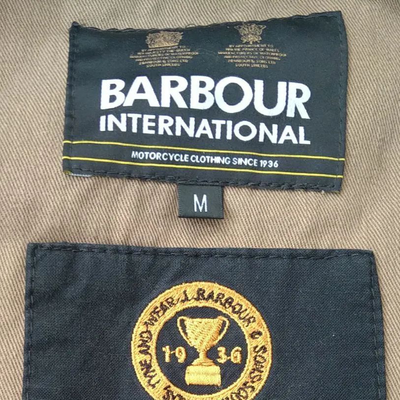 ☆モーターサイクルジャケット☆ ベルト付き バブアー