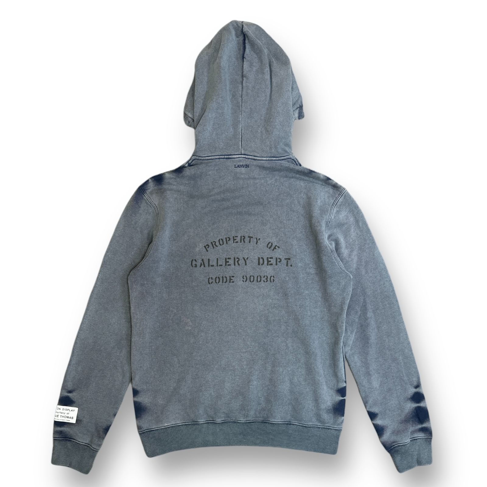 GALLERY DEPT × LANVIN ペイントフーディー パーカー ランバン