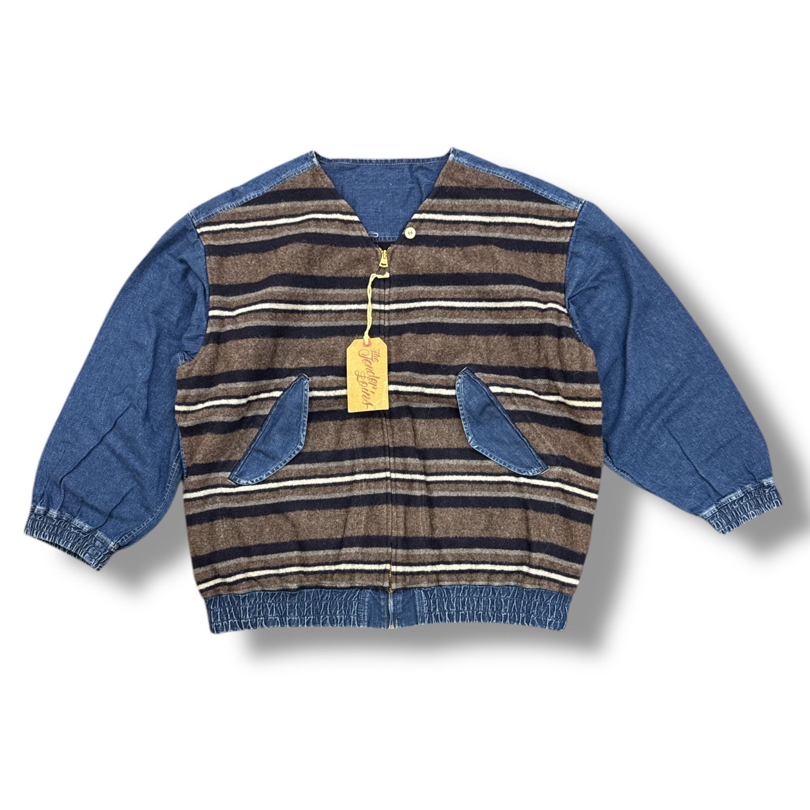 参考上代85800円 未使用品 TENDERLOIN 22AW DENIM BLANKET ZIP UP JKT