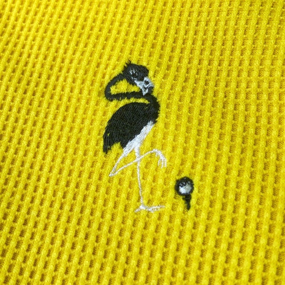 サイズ：M JUN&ROPE ジュン アンド ロペ フレアスリーブポロシャツ