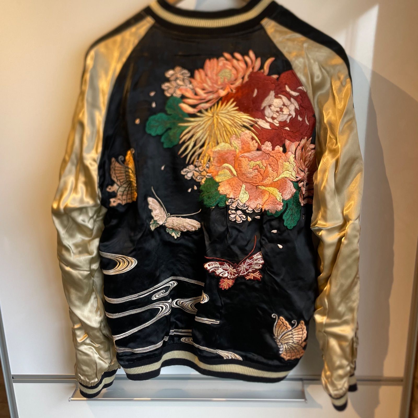 ☆新品Lサイズ☆ 百花繚乱 リバーシブル スカジャン - メルカリ