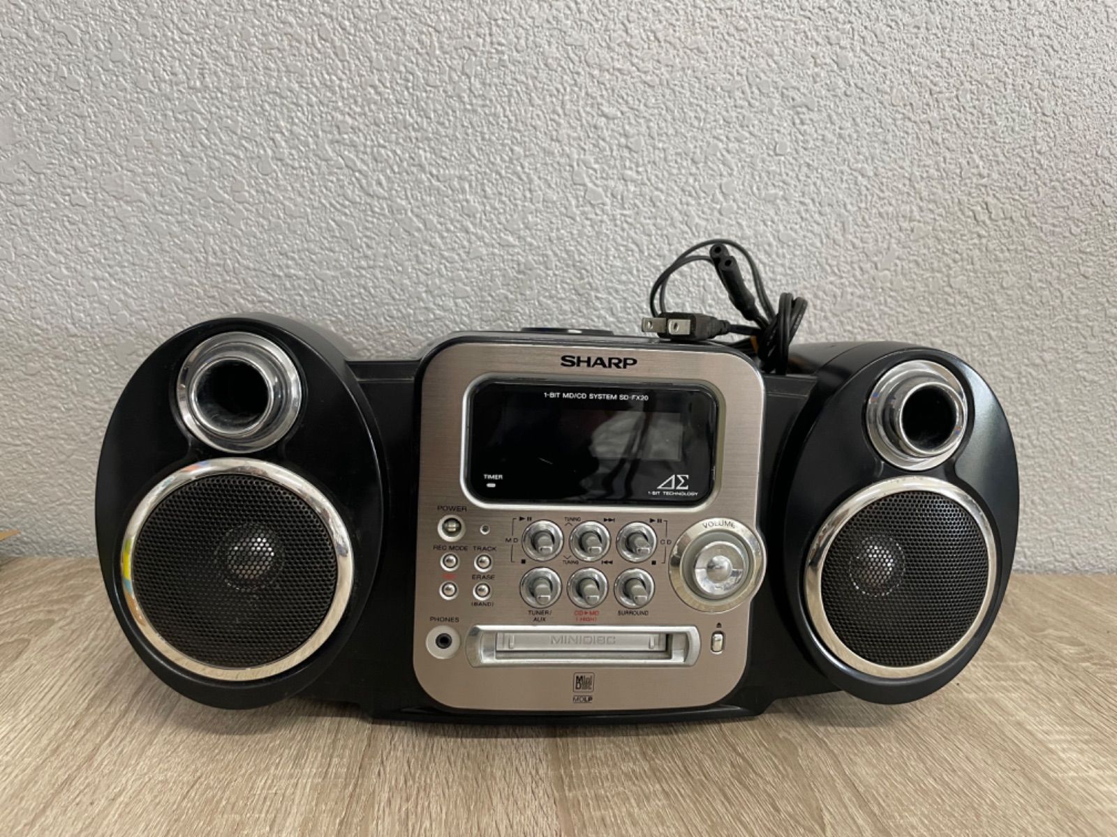 SHARP シャープ 1ビットMD/CDシステム SD-FX20 ジャンク - メルカリ