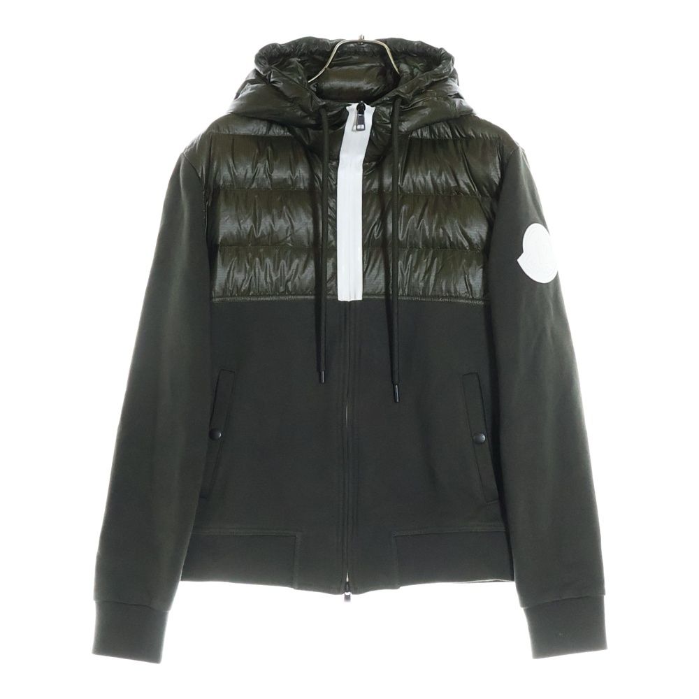 MONCLER (モンクレール) MAGLIA CARDIGAN スウェット切替 ダウン