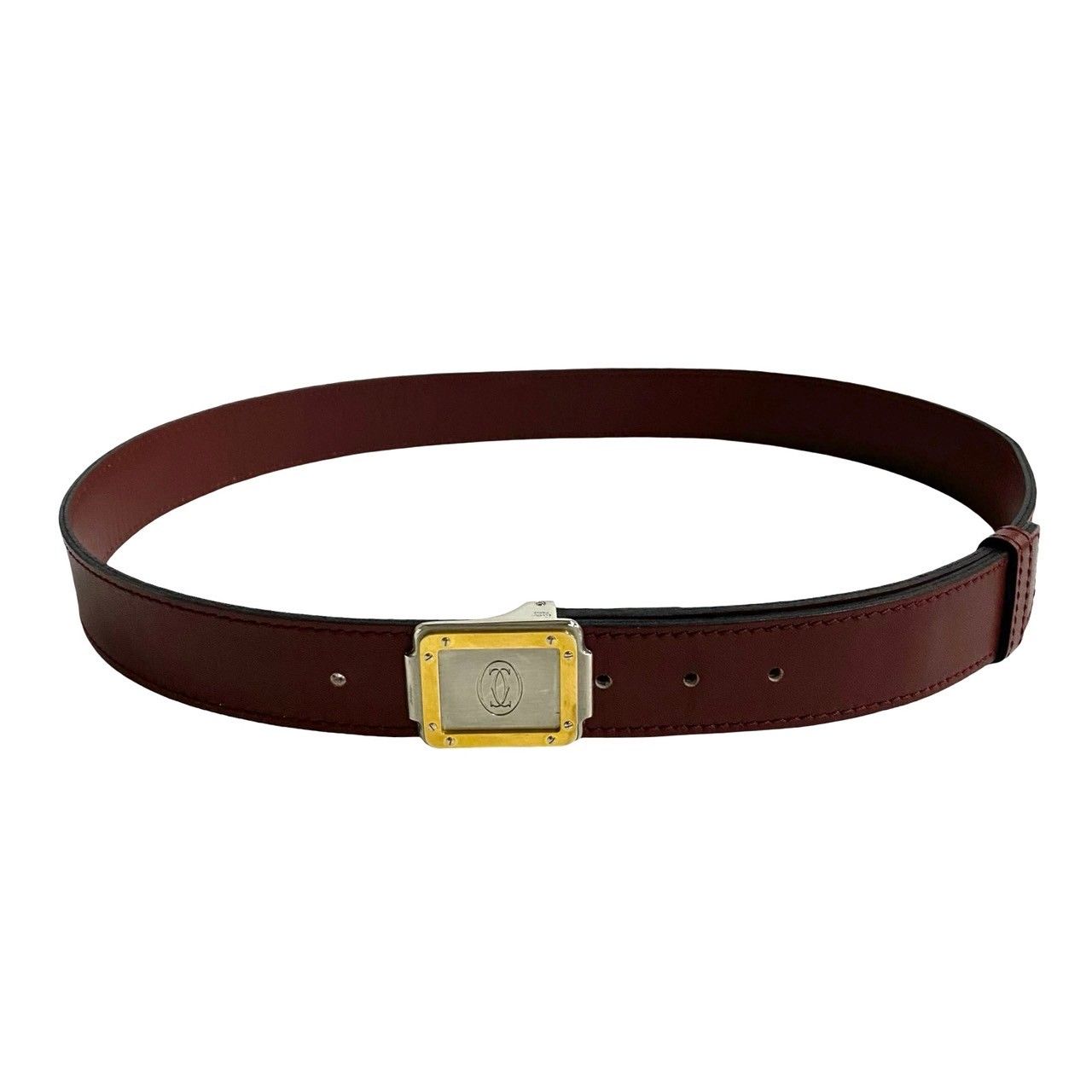 極 美品 希少品 CARTIER カルティエ ヴィンテージ マストライン ロゴ