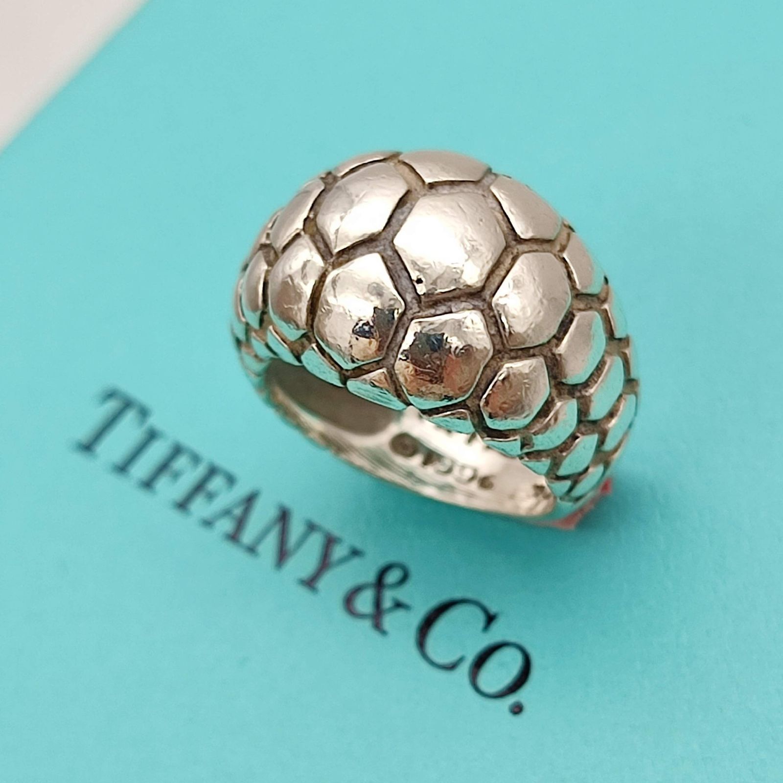 美品】Tiffany ティファニー クロコニロティカスリング 925 7号 - メルカリ
