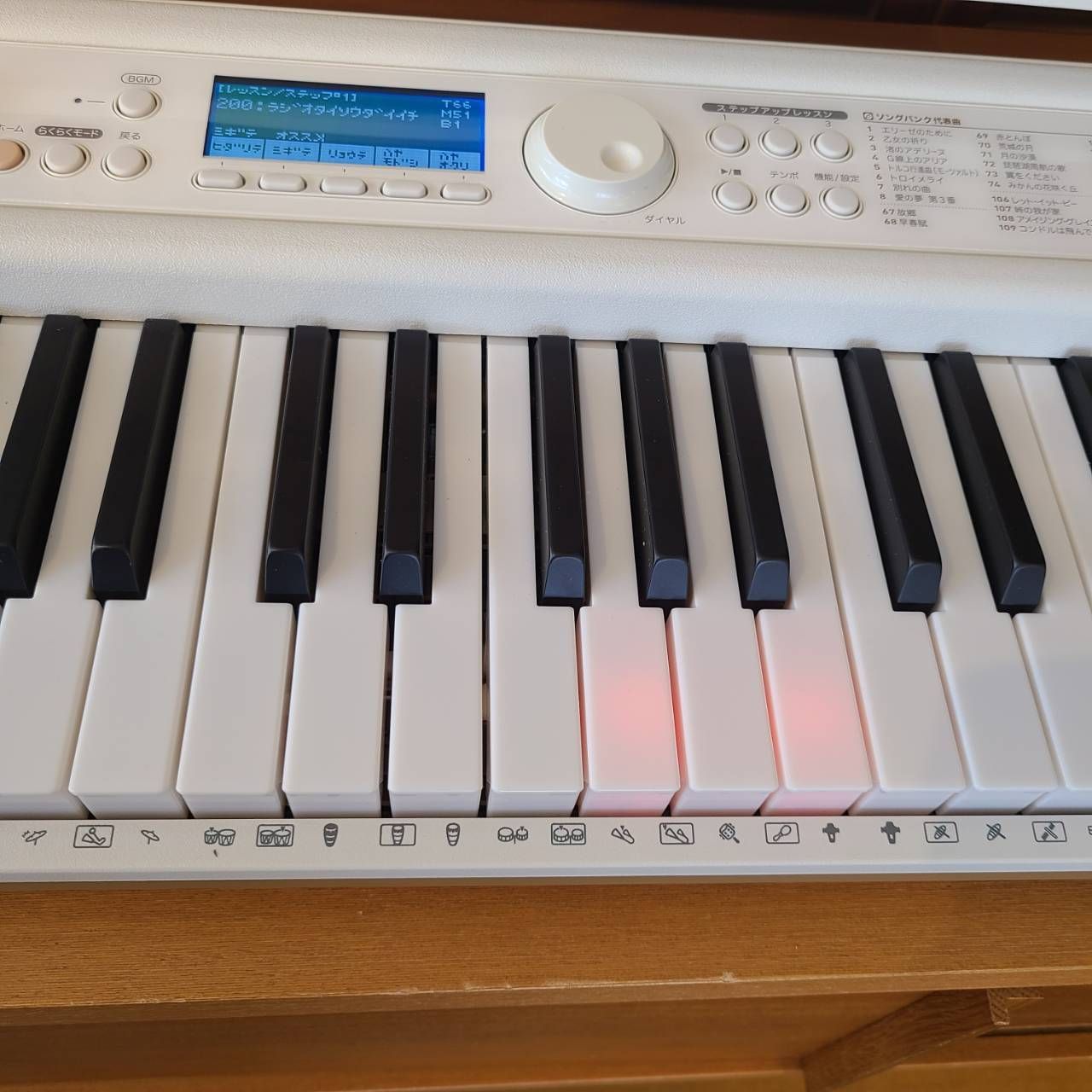 CASIO Casiotone 光ナビゲーションキーボードLK-526 CASIO LK-526