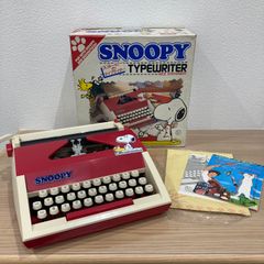 SNOOPY TYPEWRITER スヌーピー タイプライター 和文 付属品あり - メルカリ