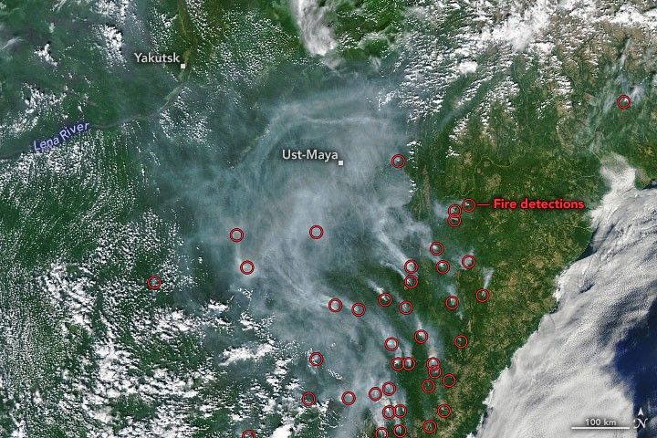 Smoke Over Siberia - NASA Science