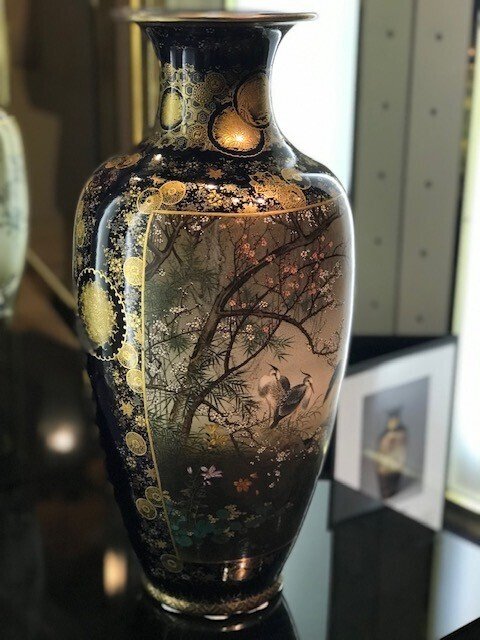 錦光山宗兵衛作「花鳥図薩摩大花瓶」がご覧になれます - 錦光山和雄の