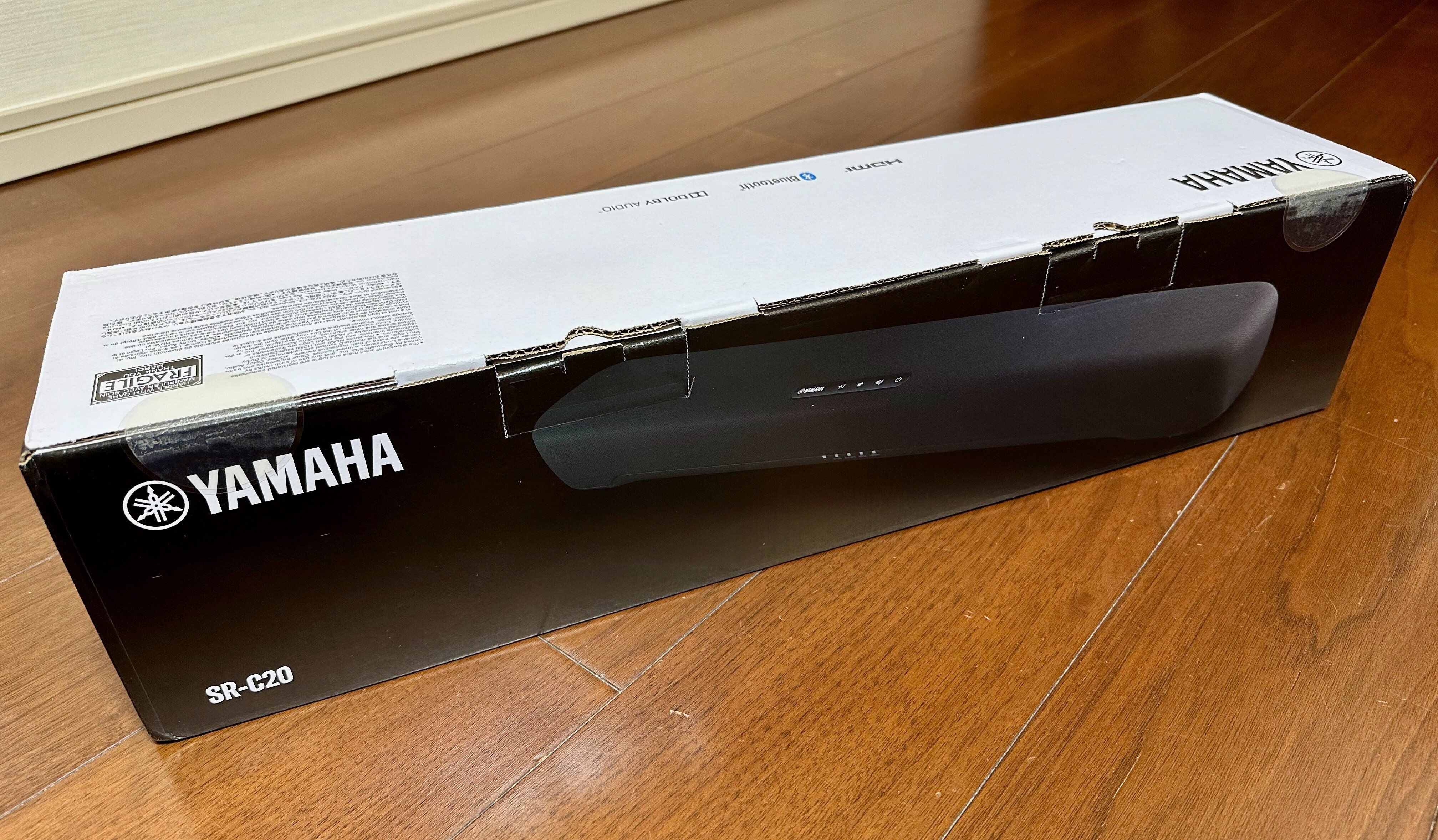 PC用コンパクトサウンドバーYAMAHA「SR-20A」を導入！【自宅PC環境改善