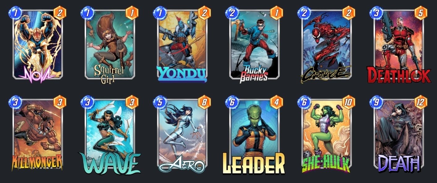 Marvel Snap デッキ解説】シリーズ3⃣デッキ「ウォンリビール」解説｜AKI