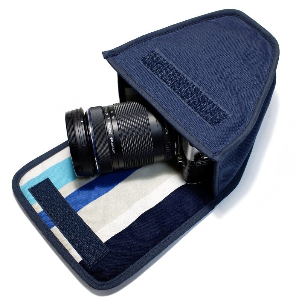 製品紹介] 8号撥水帆布で作ったカラフルなオリンパスペン E-P7 ケース