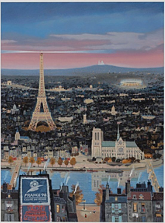 ミッシェル・ドラクロワ Michel DELACROIX】 版画 / シルクスクリーン