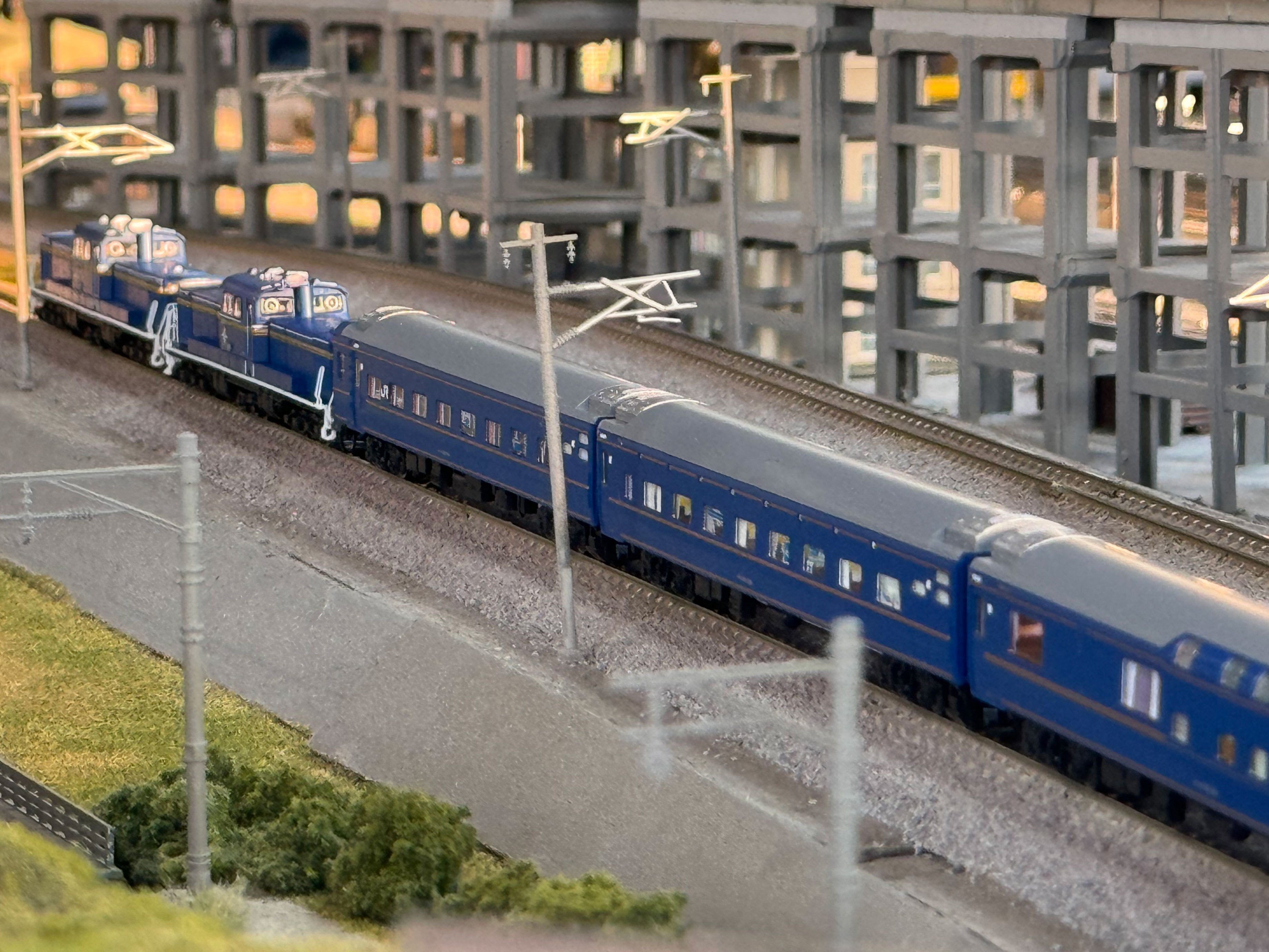 臨時北斗星上り最終列車（2015年8月22日札幌発・JR東日本編成）を組む