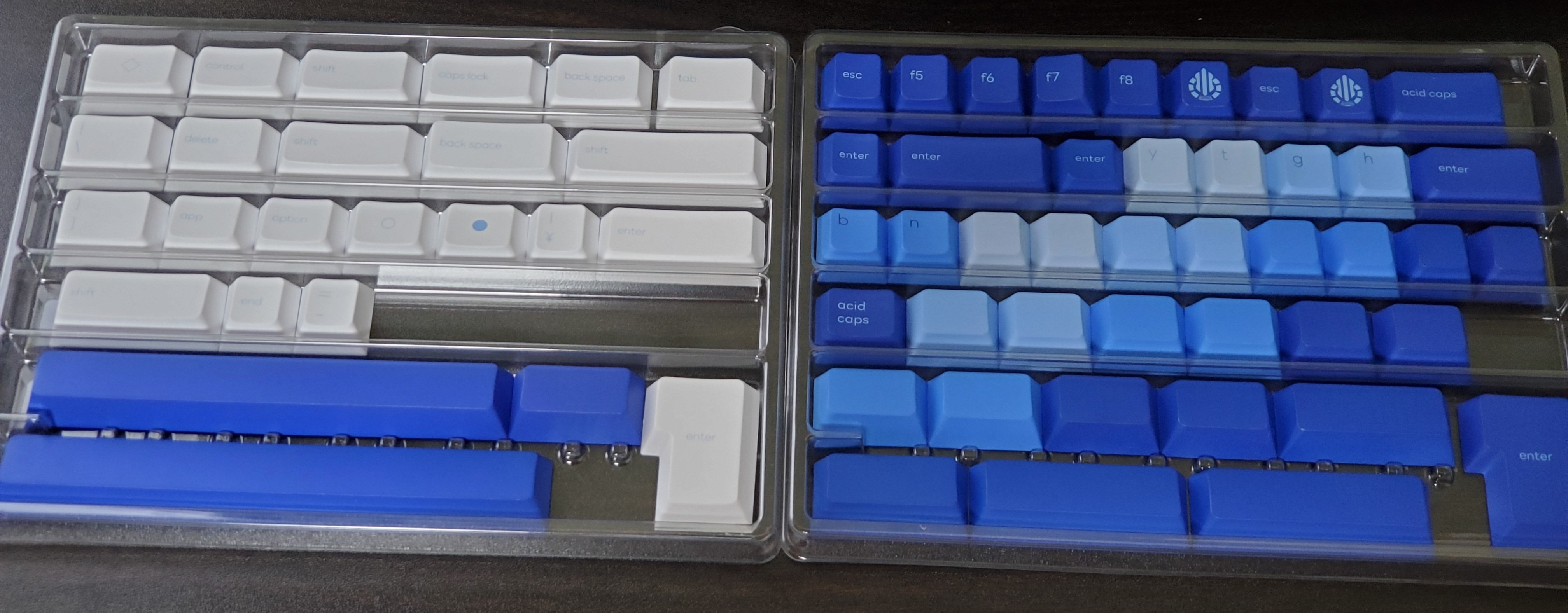 キーキャップ「Acid Caps “Premium”」Reflex Blue｜環