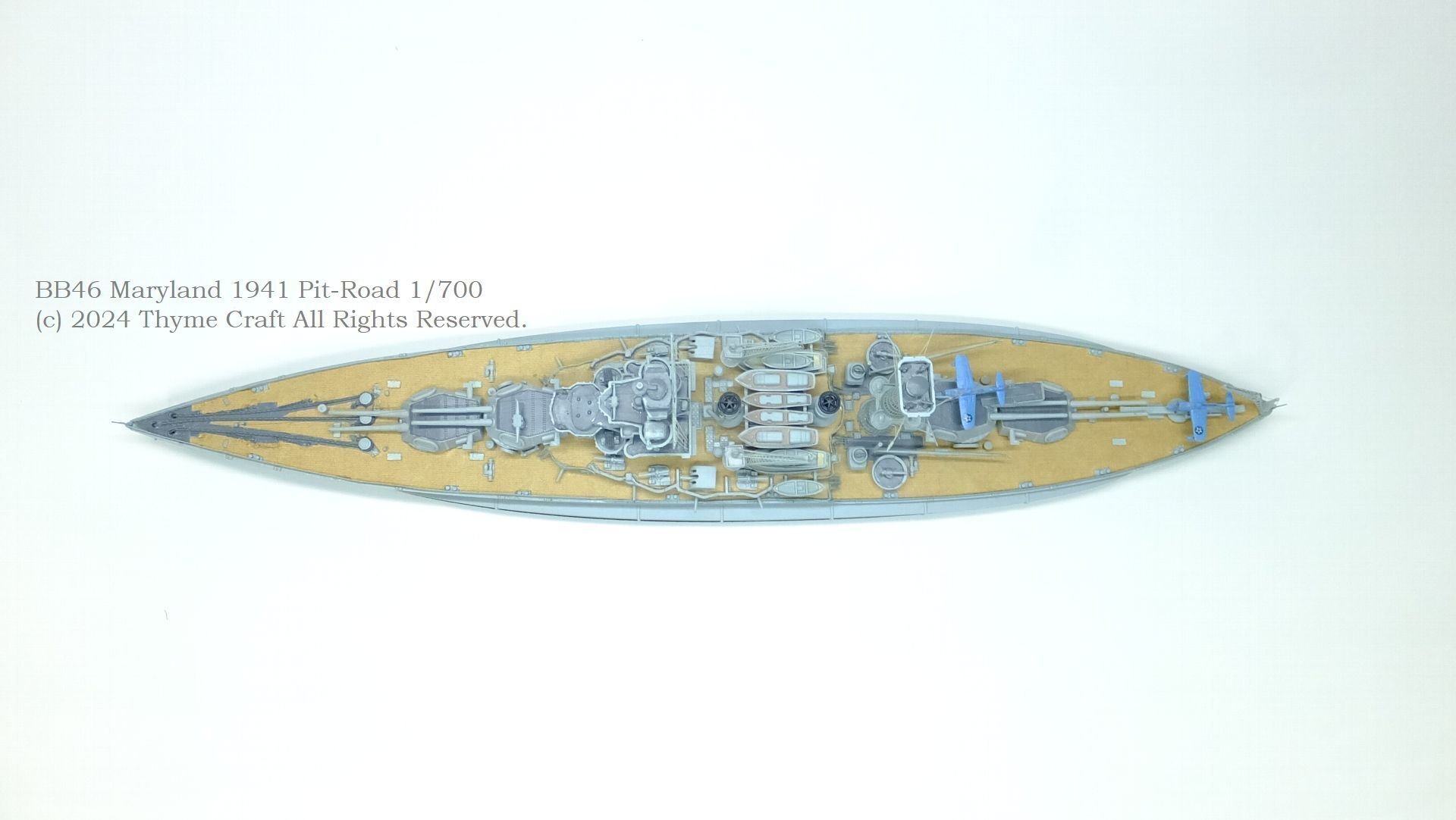 USS BB46 Maryland 1941 アメリカ海軍戦艦 メリーランド (PIT-ROAD 1