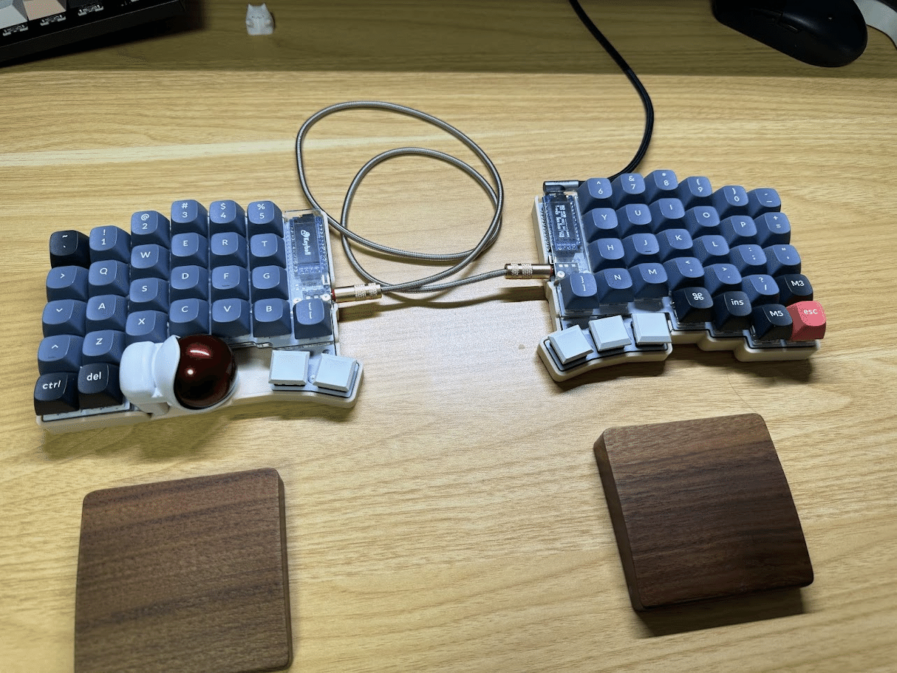 自作キーボード] Keyball61に挑戦。組み立てと自作ケース｜Naoki |電電猫猫